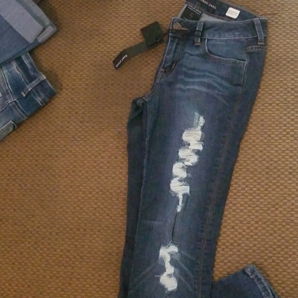 New Sneak peek jeans size 5